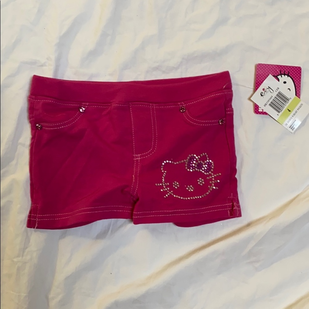 NWT Hello Kitty Pink Shorts size 4